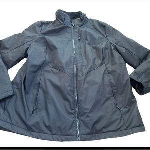 Cozy ZeroXposur Jacket Womens XL Black Full Zip Hooded Filled Winter Coat